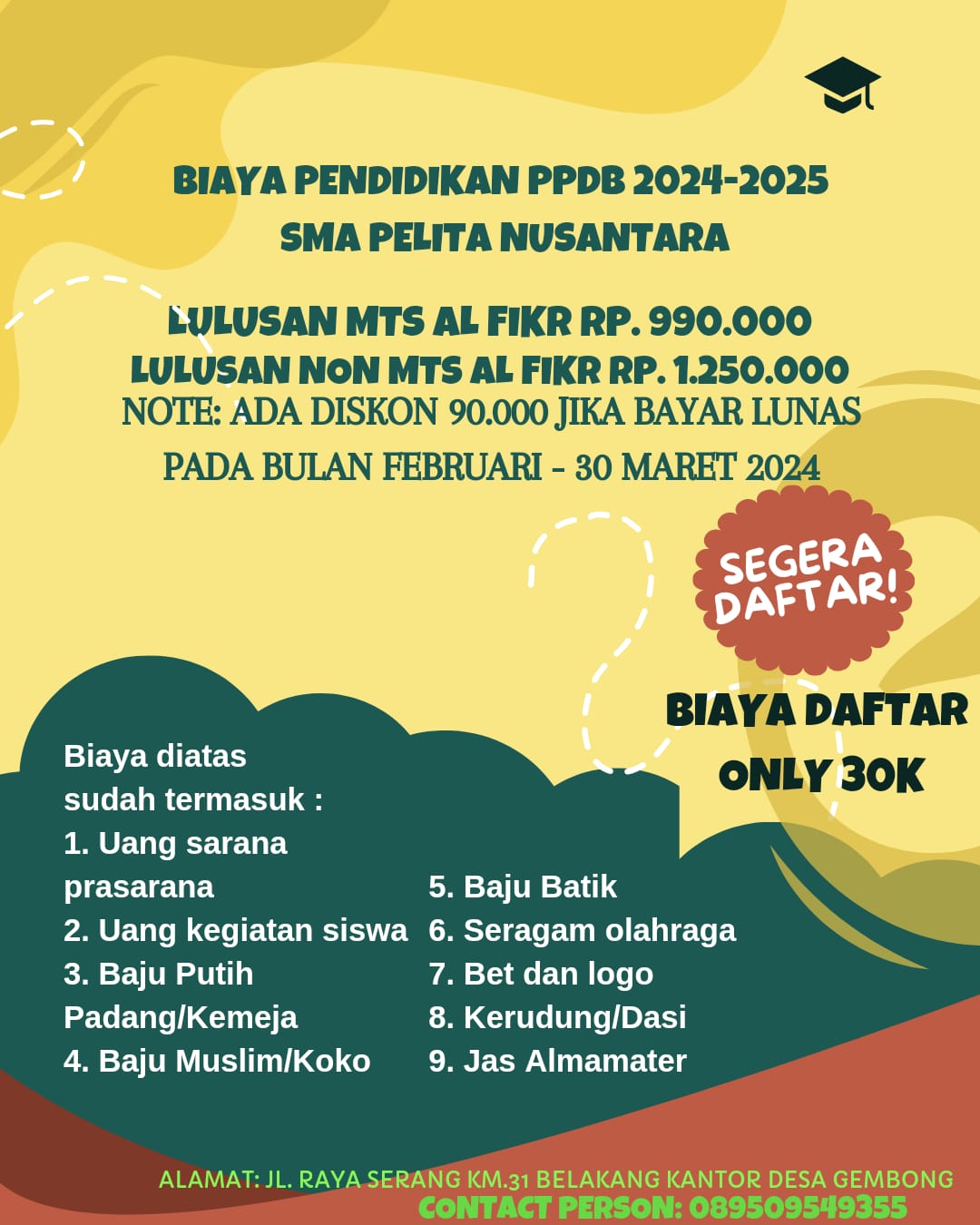Biaya Pendidikan PPDB