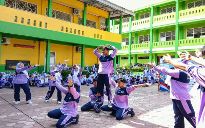 Semarak Hari Olahraga Nasional (HAORNAS) di SMA Pelita Nusantara