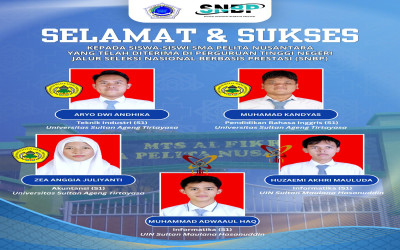 Selamat dan Sukses Siswa SMA Pelita Nusantara yang Diterima di Perguruan Tinggi Negeri melalui Jalur SNBP 2026